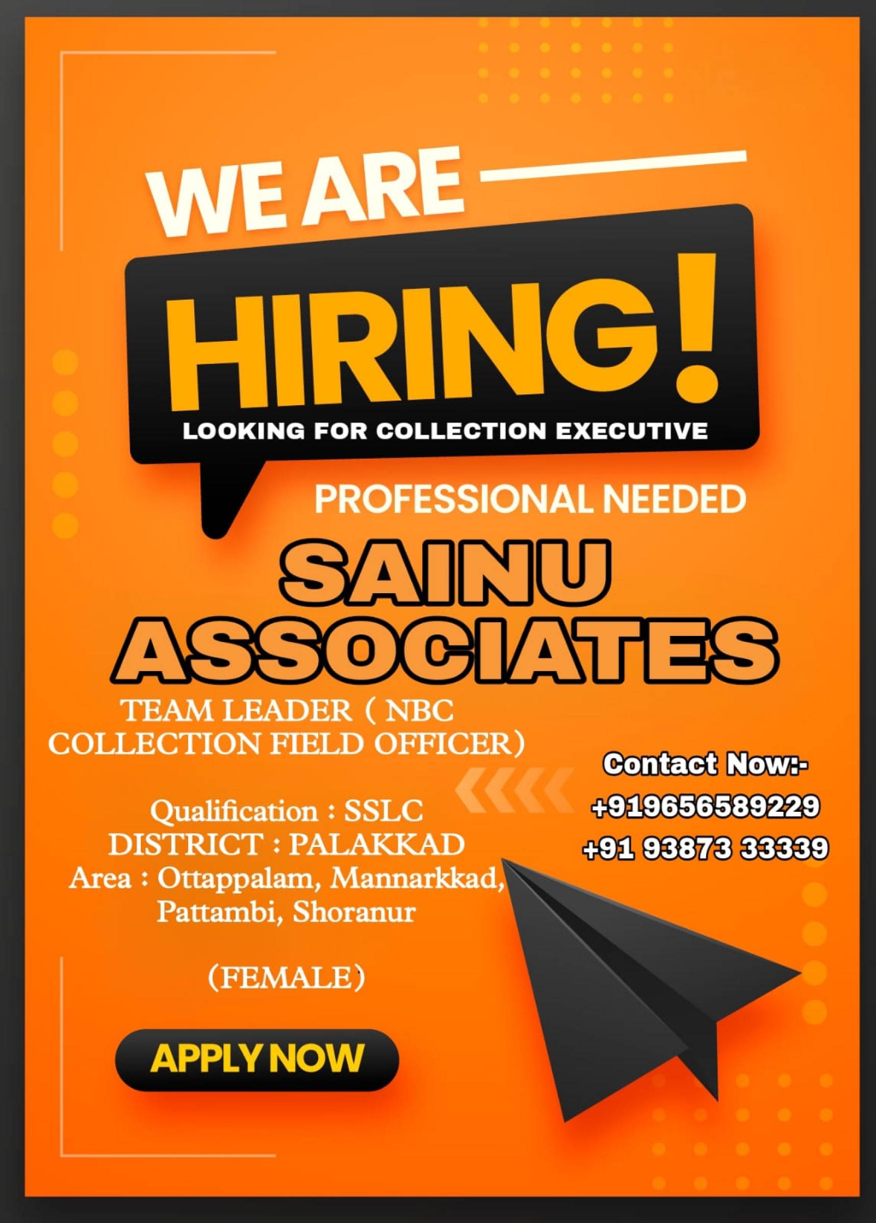 Collection Executive Job Vacancies 