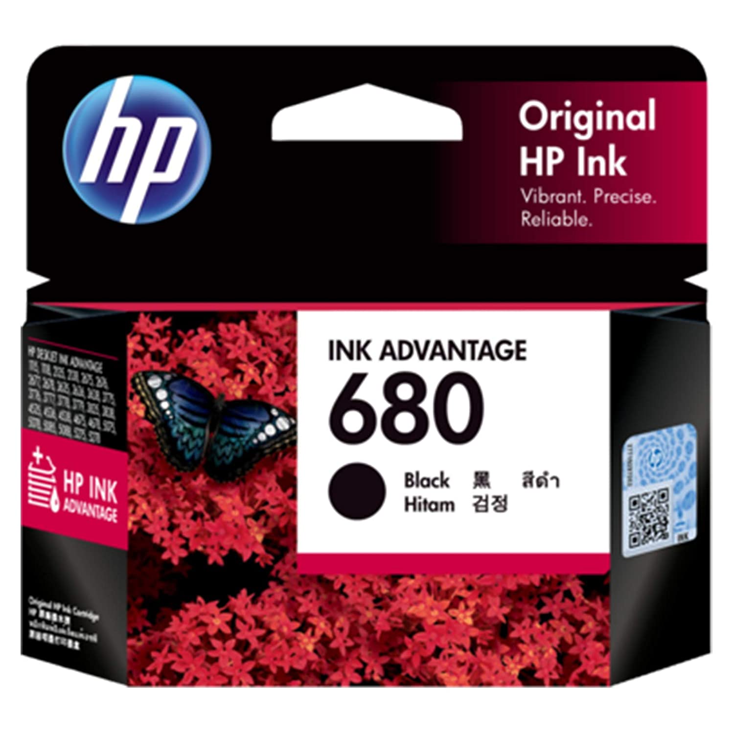 HP 680 Black Original Ink Advantage Cartridge